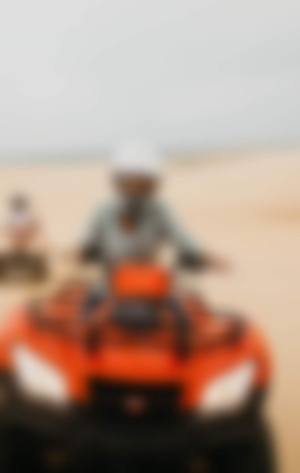 Driving on sand dunes