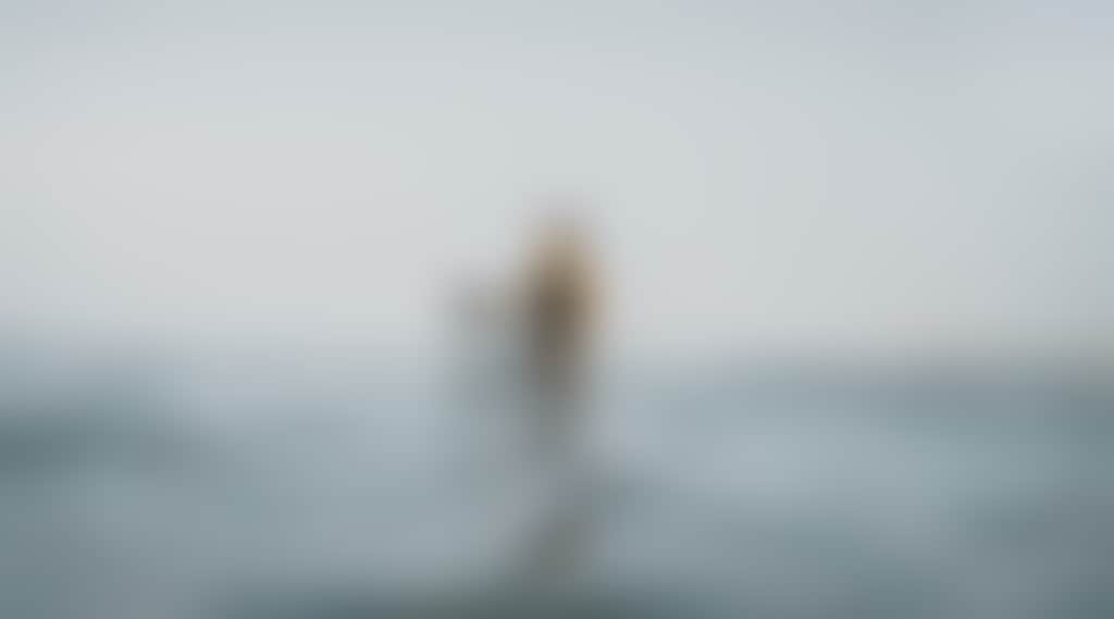 Woman sea surf